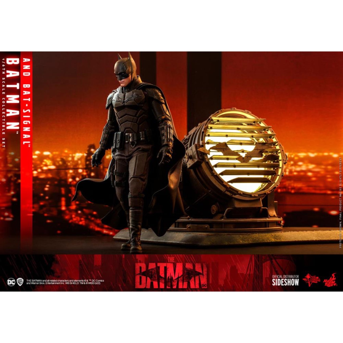 Hot Toys -Batman and Bat-Signal set