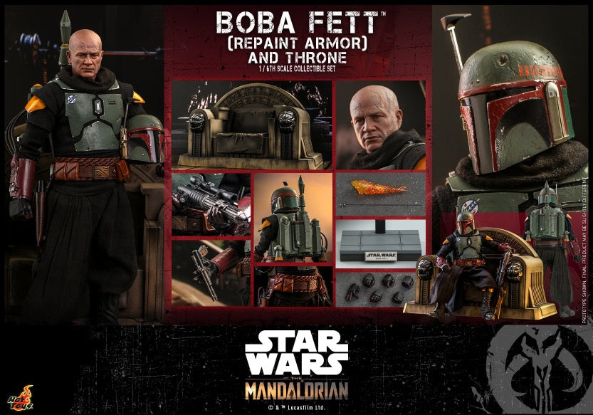 Hot Toys - Boba Fett Repainted Armor and Throne - TMS056