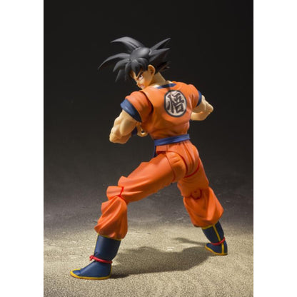 S.H.FIGUARTS -Dragon Ball Z Son Goku a Saiyan Raises On Earth - 55540-3