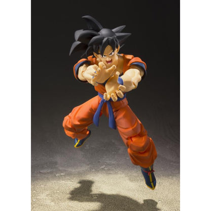 S.H.FIGUARTS -Dragon Ball Z Son Goku a Saiyan Raises On Earth - 55540-3