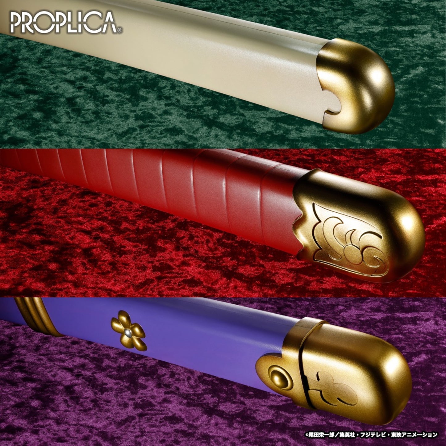 Tamashii Nations - Proplica - One Piece: Roronoa Zoro Three Sword Style set(Wado Ichimonji,Sandai Kitetsu,Enma)