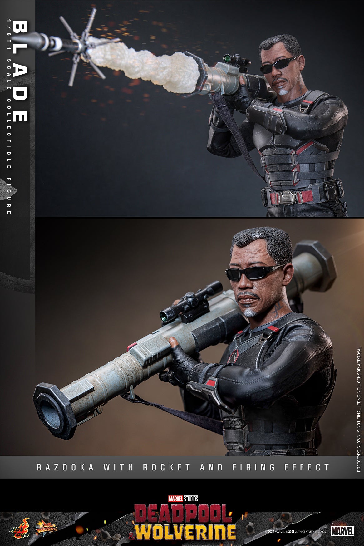 Hot Toys – MMS791 – Deadpool and Wolverine: Blade 1/6th scale Collectible Figure