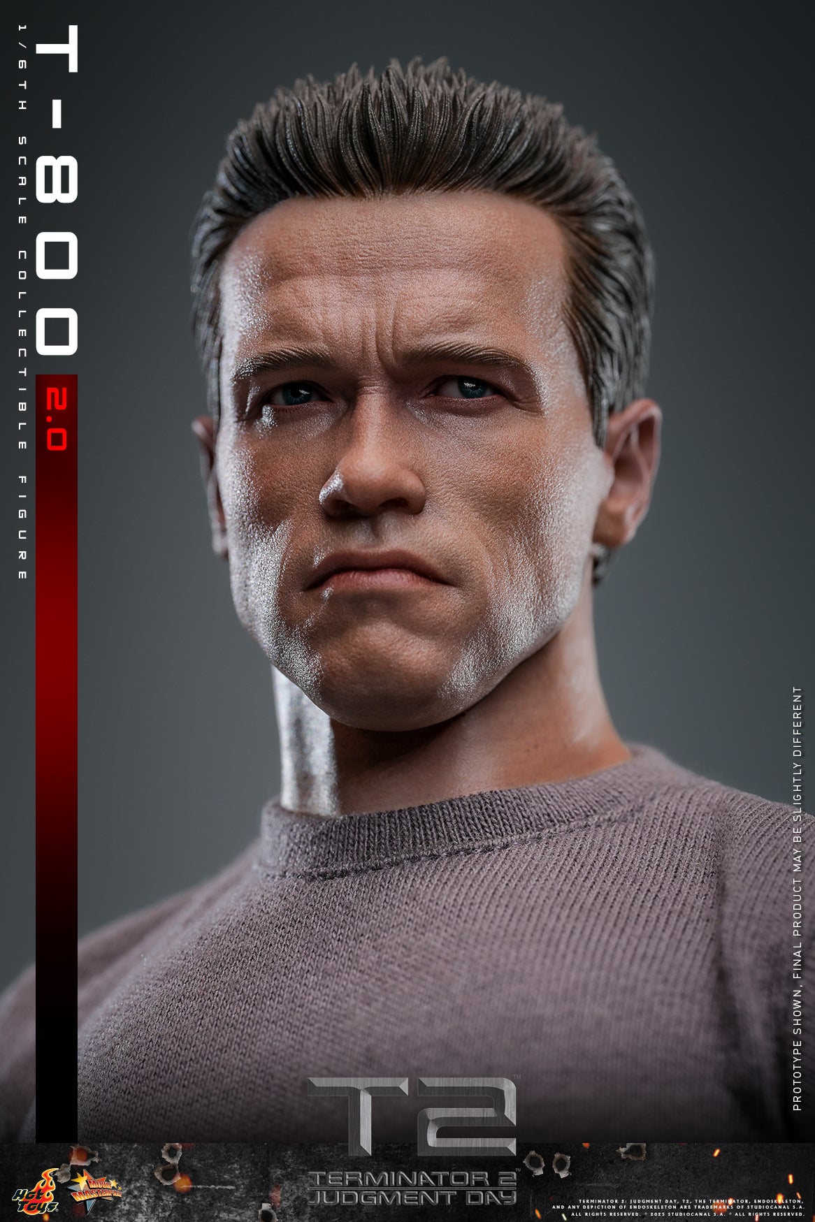 Hot Toys – MMS795 – Terminator 2: Judgment Day: T-800 (2.0) 1/6th scale Collectible Figure