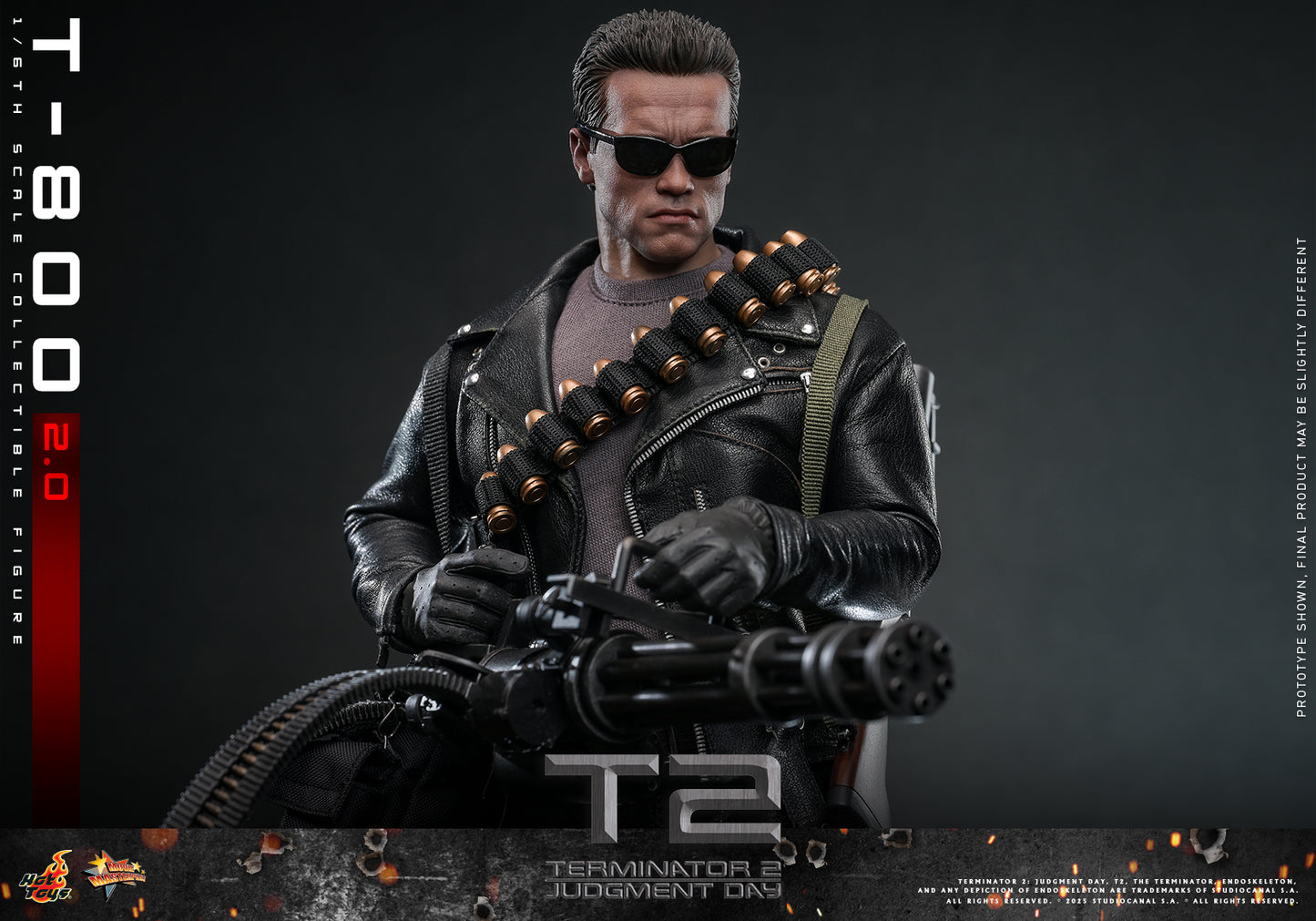 Hot Toys – MMS795 – Terminator 2: Judgment Day: T-800 (2.0) 1/6th scale Collectible Figure