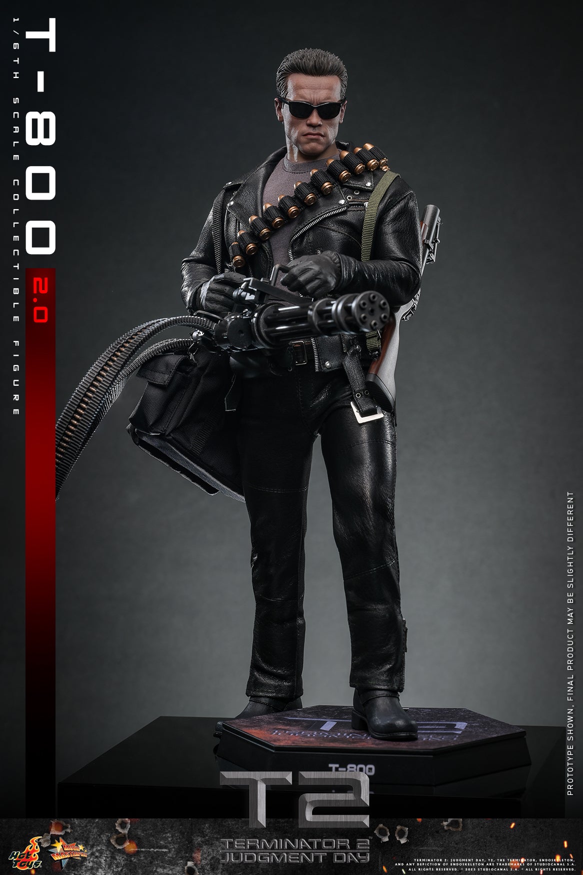 Hot Toys – MMS795 – Terminator 2: Judgment Day: T-800 (2.0) 1/6th scale Collectible Figure