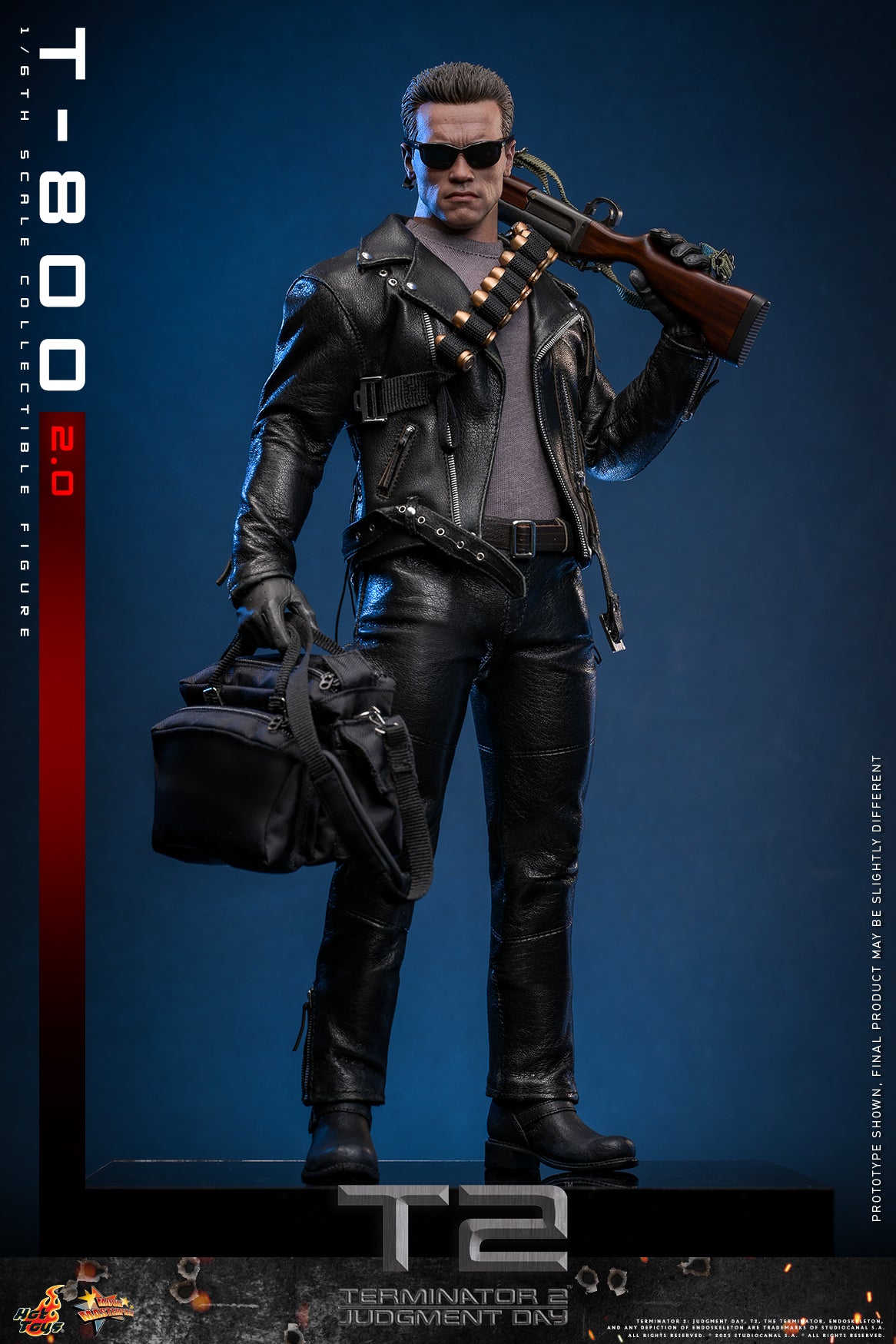 Hot Toys – MMS795 – Terminator 2: Judgment Day: T-800 (2.0) 1/6th scale Collectible Figure