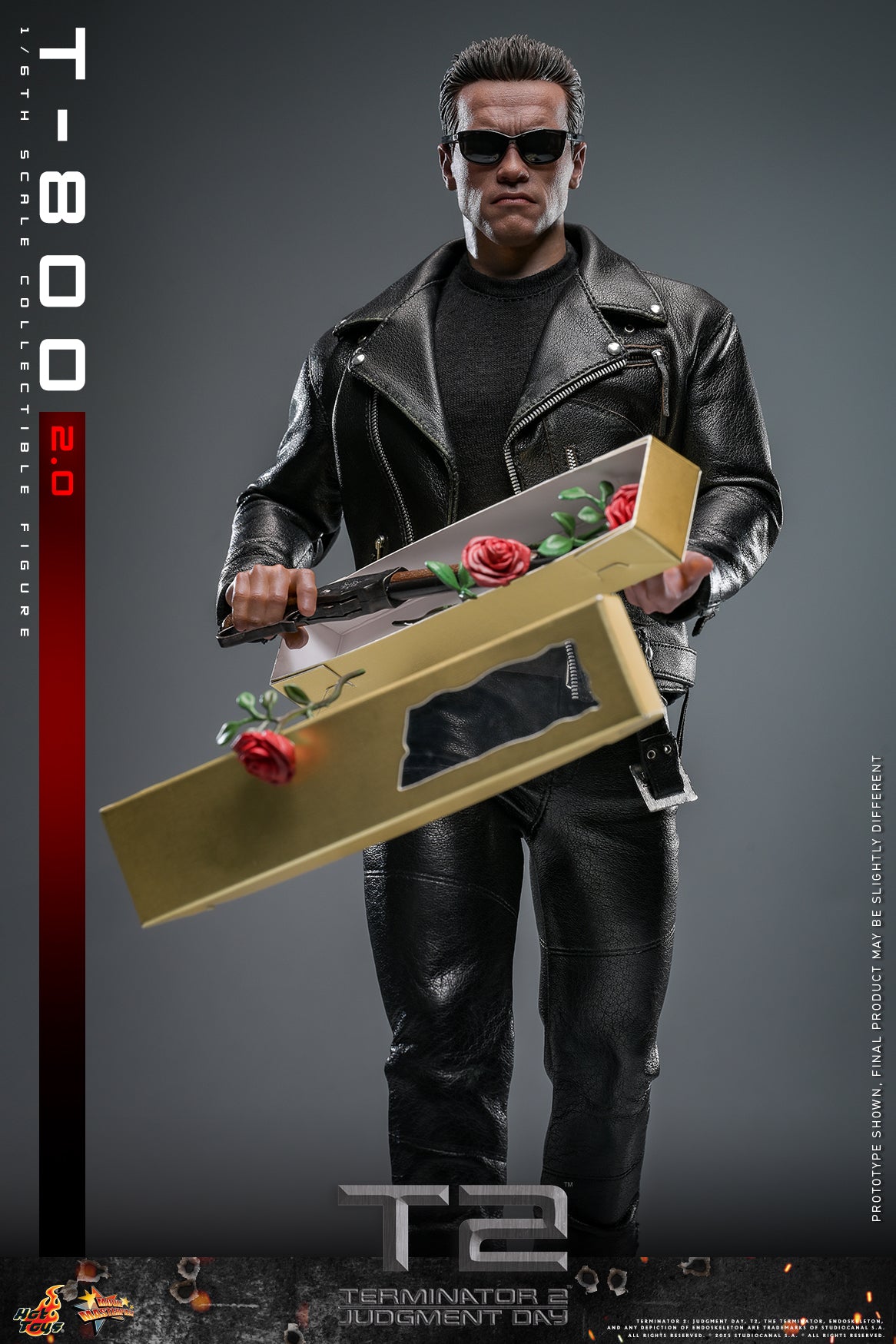 Hot Toys – MMS795 – Terminator 2: Judgment Day: T-800 (2.0) 1/6th scale Collectible Figure