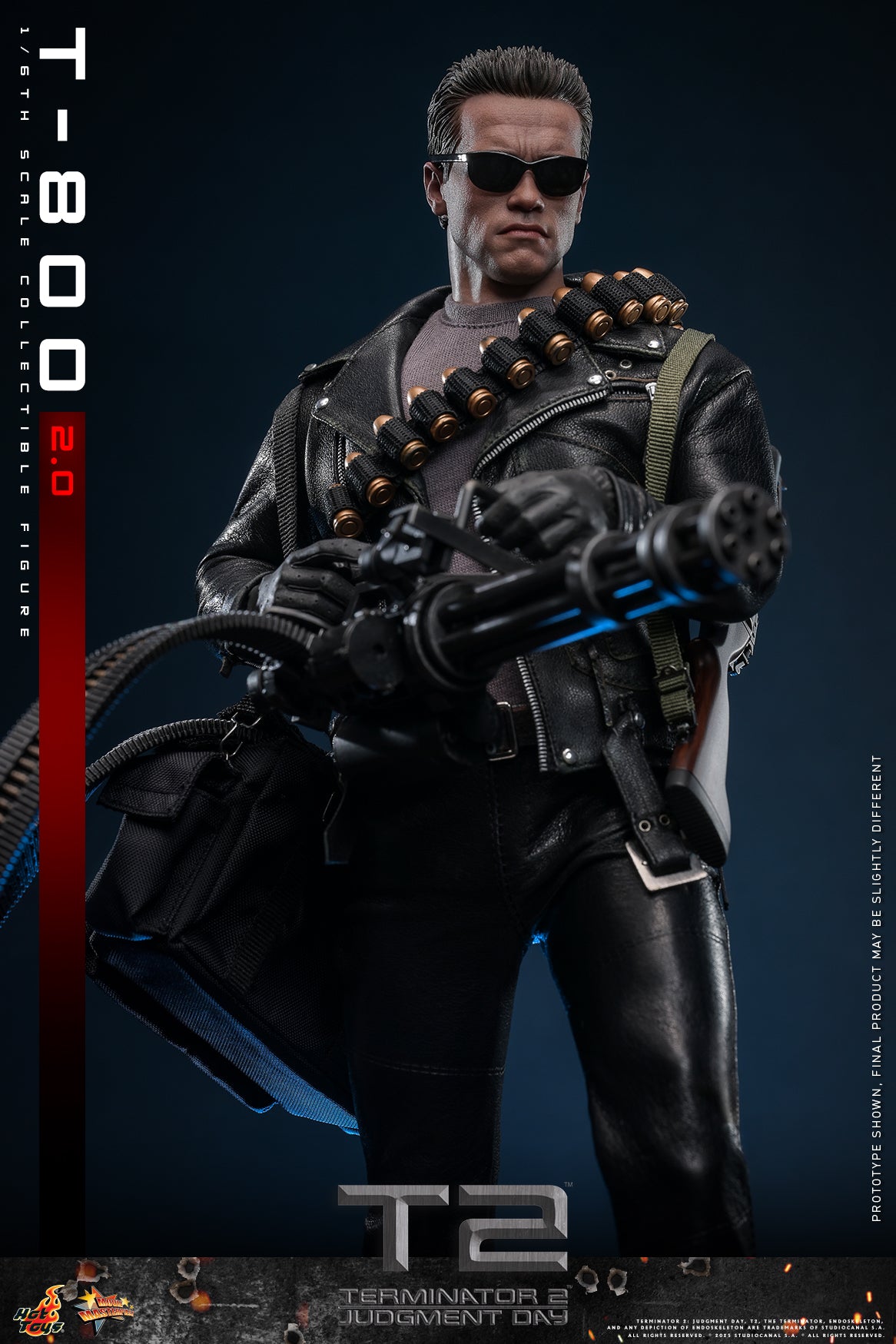 Hot Toys – MMS795 – Terminator 2: Judgment Day: T-800 (2.0) 1/6th scale Collectible Figure