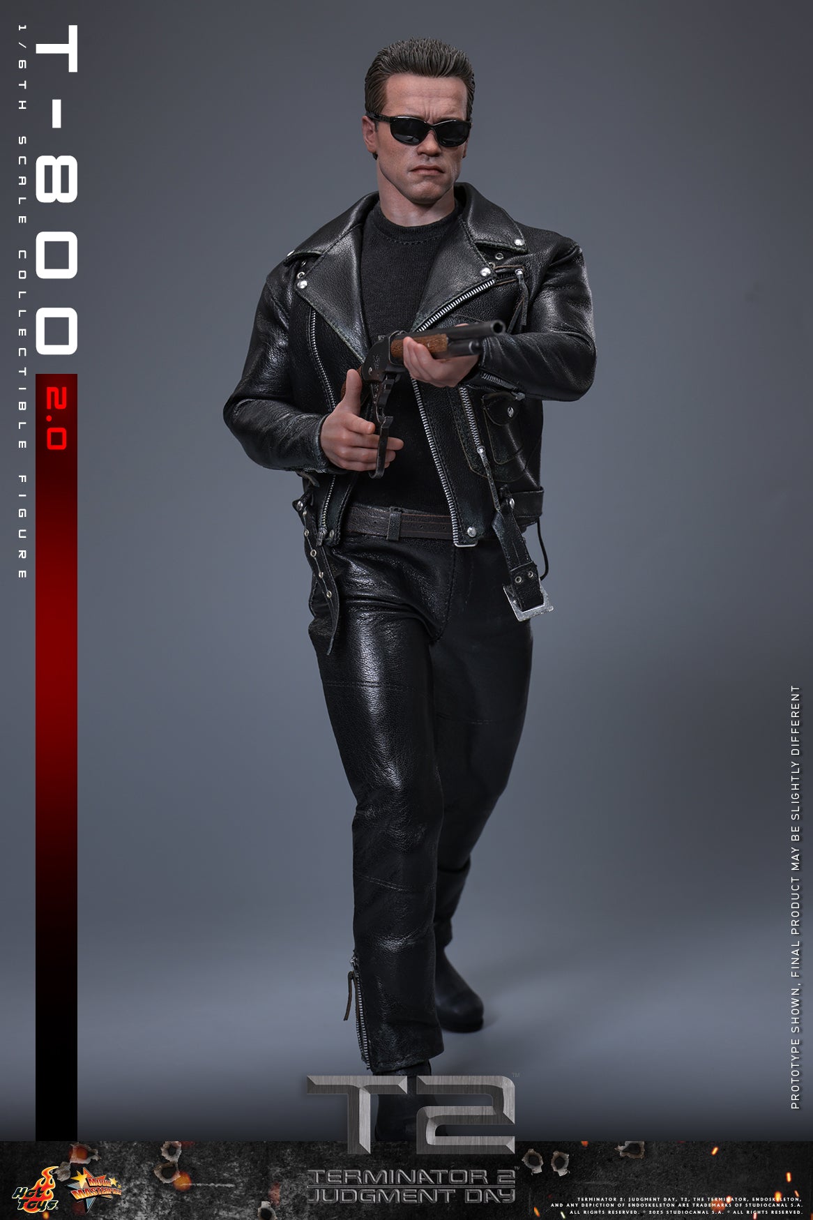 Hot Toys – MMS795 – Terminator 2: Judgment Day: T-800 (2.0) 1/6th scale Collectible Figure