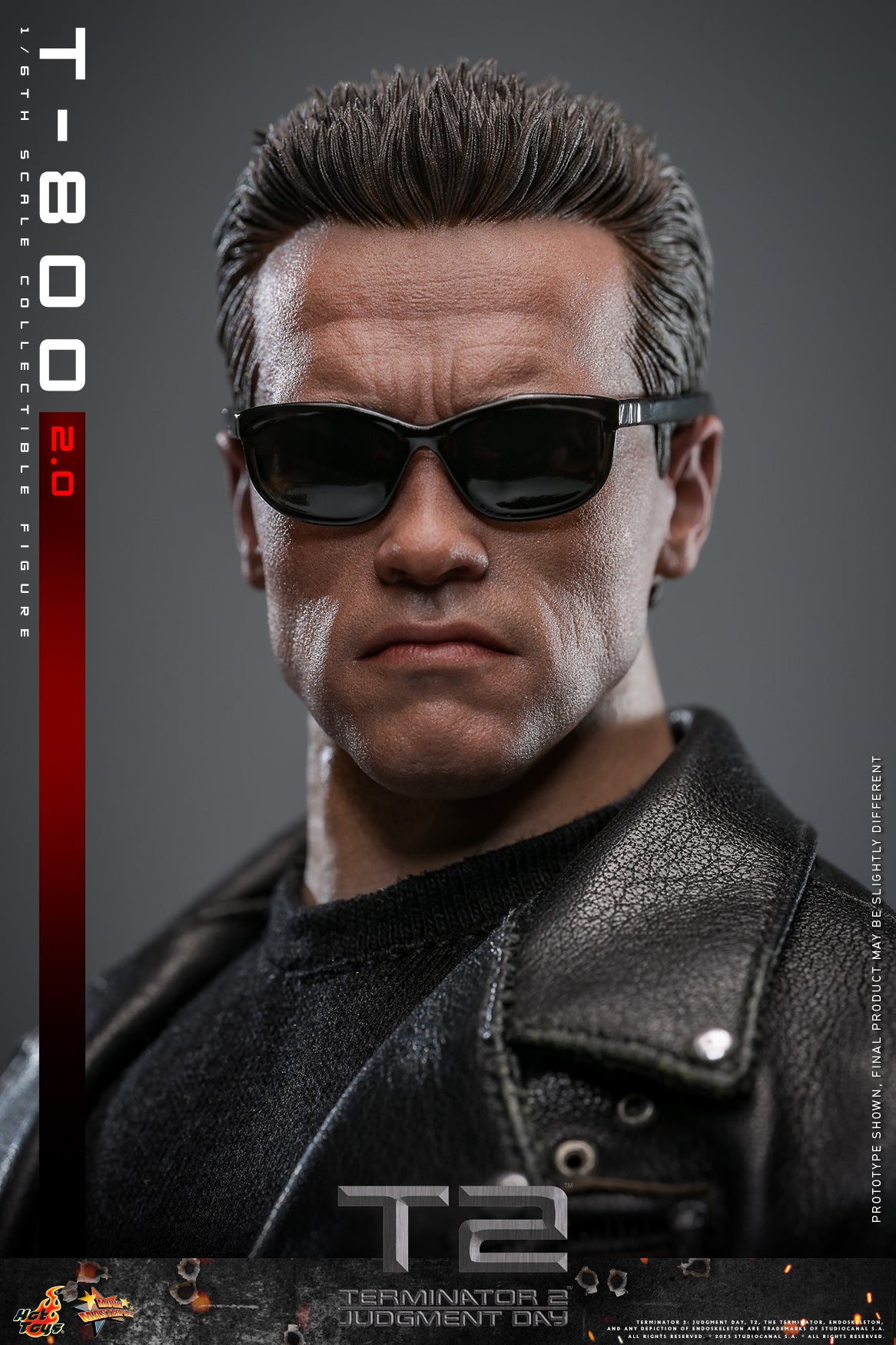 Hot Toys – MMS795 – Terminator 2: Judgment Day: T-800 (2.0) 1/6th scale Collectible Figure