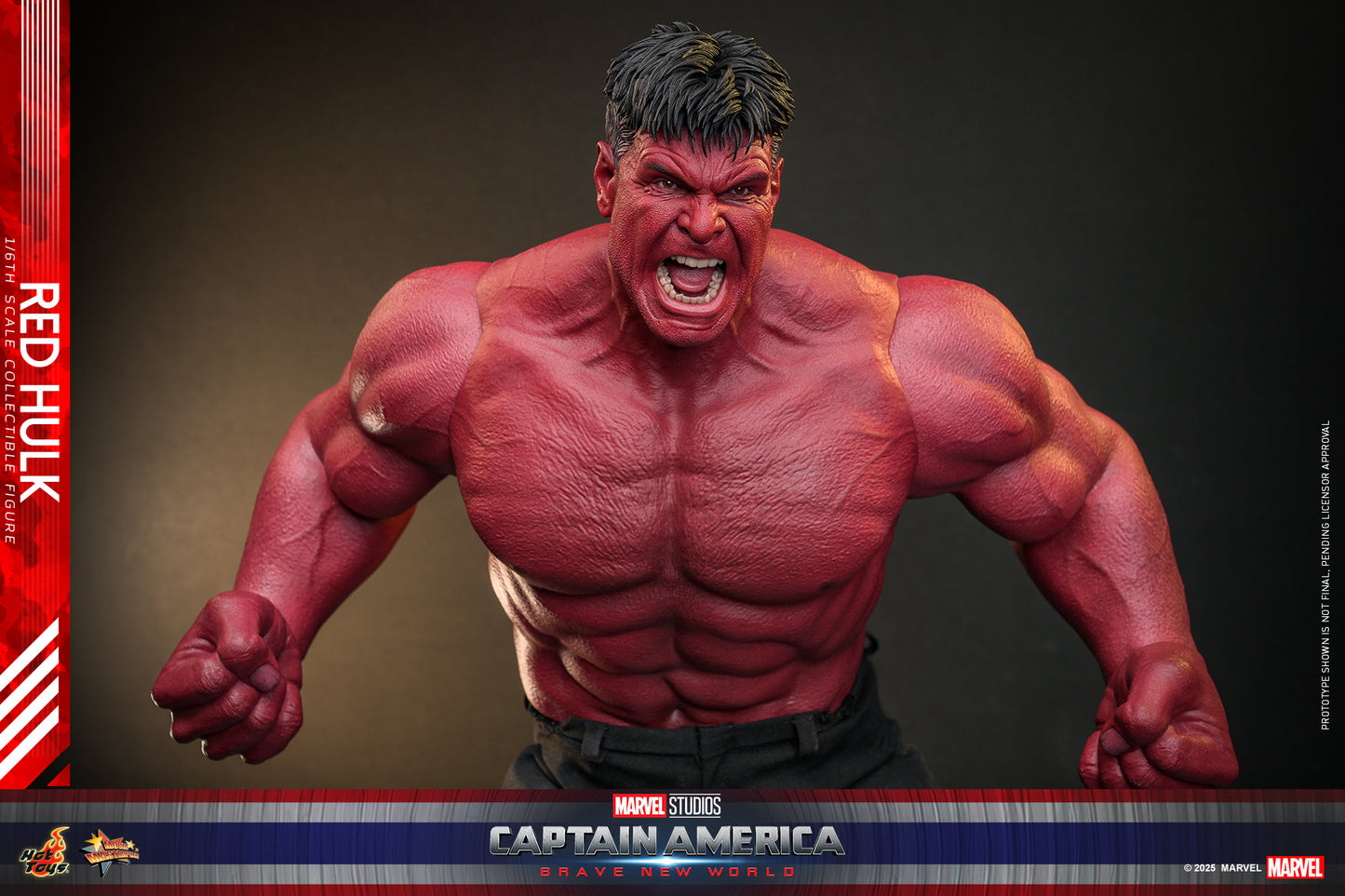 Hot Toys – MMS797 – Captain America: Brave New World: Red Hulk  1/6th scale Collectible Figure