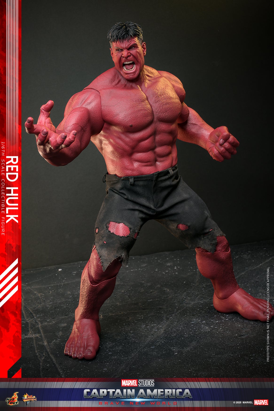 Hot Toys – MMS797 – Captain America: Brave New World: Red Hulk  1/6th scale Collectible Figure