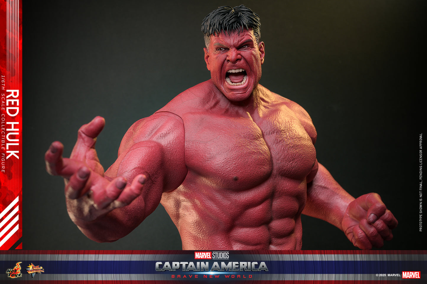 Hot Toys – MMS797 – Captain America: Brave New World: Red Hulk  1/6th scale Collectible Figure