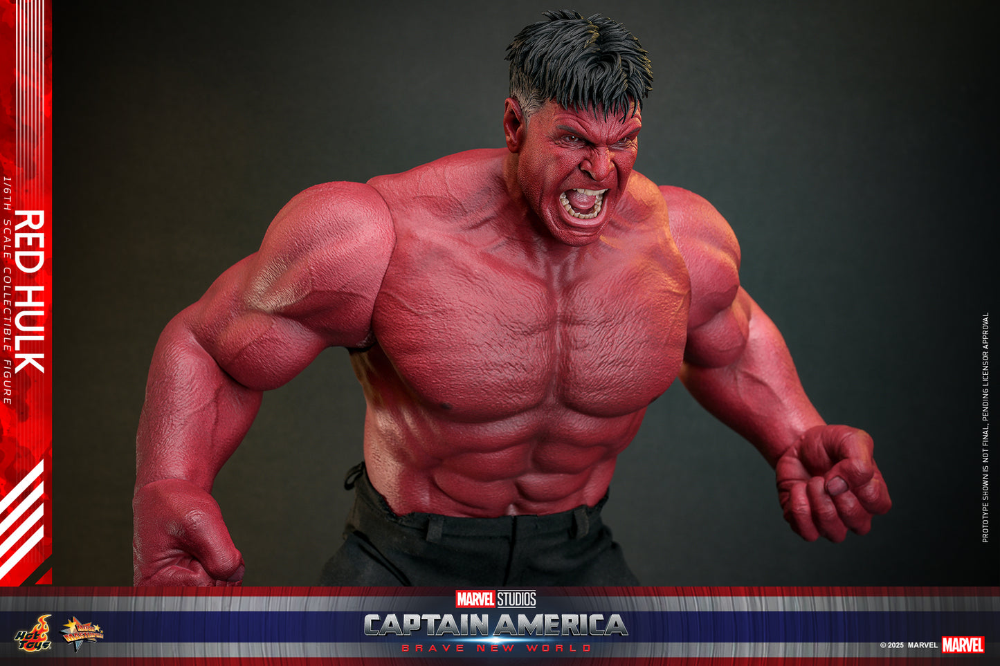 Hot Toys – MMS797 – Captain America: Brave New World: Red Hulk  1/6th scale Collectible Figure