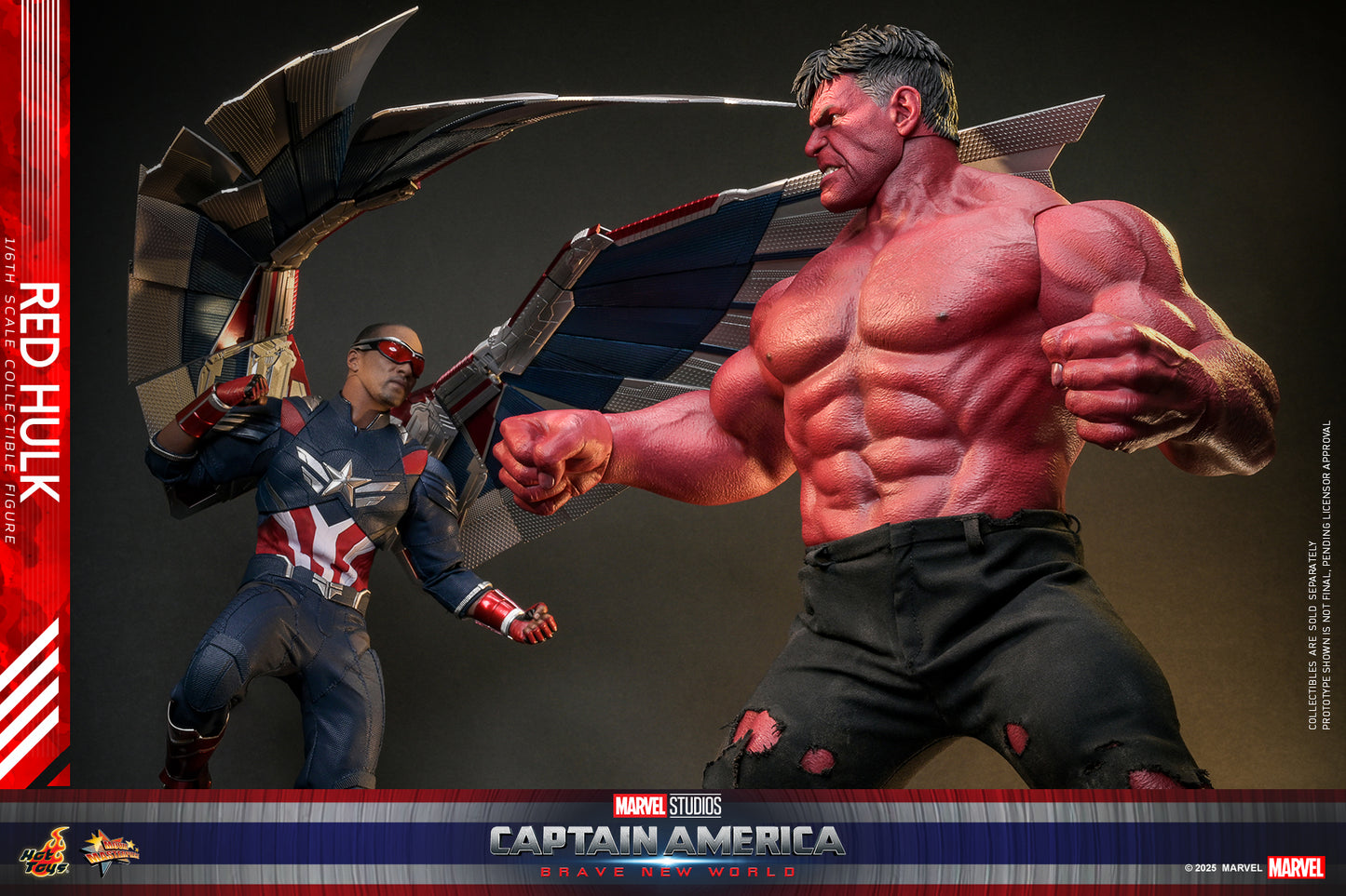 Hot Toys – MMS797 – Captain America: Brave New World: Red Hulk  1/6th scale Collectible Figure