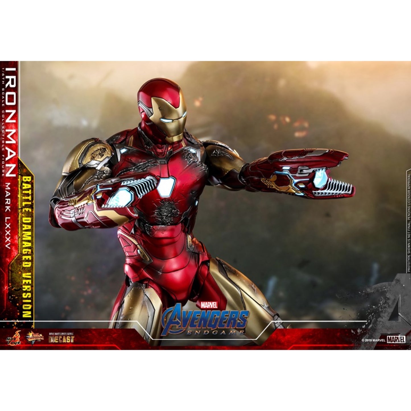 Hot Toys - Iron Man Mark 85 Battle Damaged