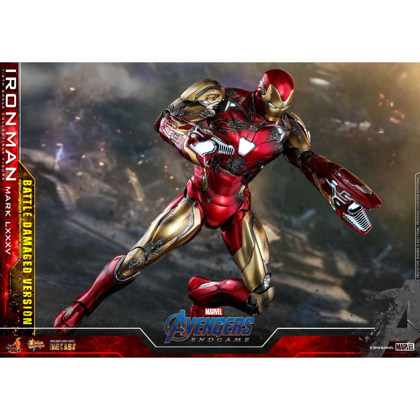 Hot Toys - Iron Man Mark 85 Battle Damaged