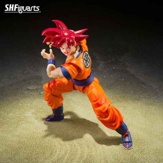 Tamashii Nations - S.H.FIGUARTS - Dragon Ball Super Super Saiyan God Son Goku - Saiyan God Instilled with the Light of Righteous Heart