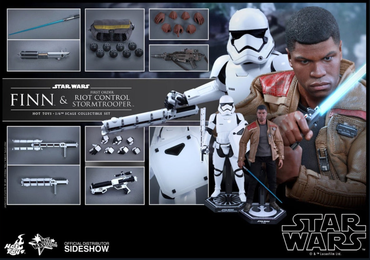 Hot Toys - Finn and First Order Riot Control Stormtrooper