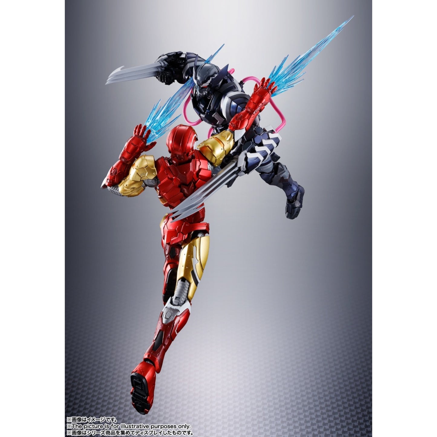 S.H.FIGUARTS - Venom Symbiote Wolverine Tech On Avengers - 64165-6