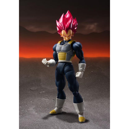 Tamashii Nations - S.H.FIGUARTS - Dragon Ball Super Super Saiyan God Vegeta 15th Anniversary Version